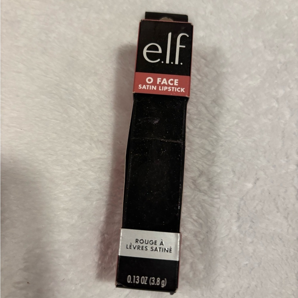 e.l.f. O Face Satin Lipstick, Dirty Talk, 0.13 oz